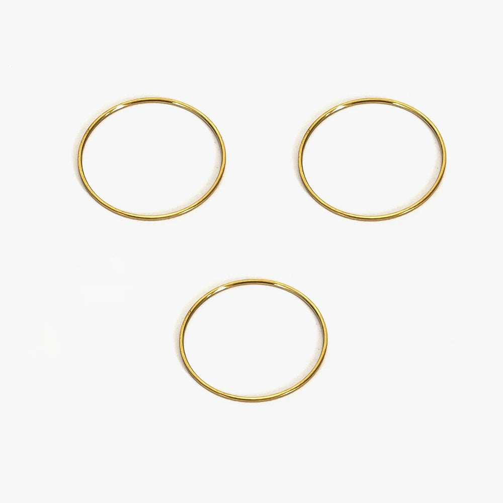 Selleve Essential Band – 18K Gold Minimal Ring