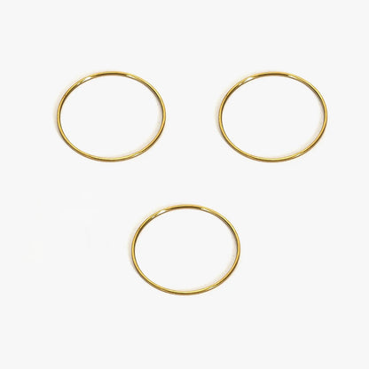 Selleve Essential Band – 18K Gold Minimal Ring