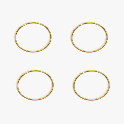 Selleve Essential Band – 18K Gold Minimal Ring