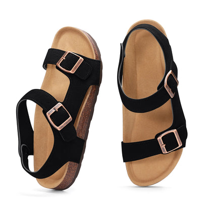 SELLEVE Women's Strappy Sandals