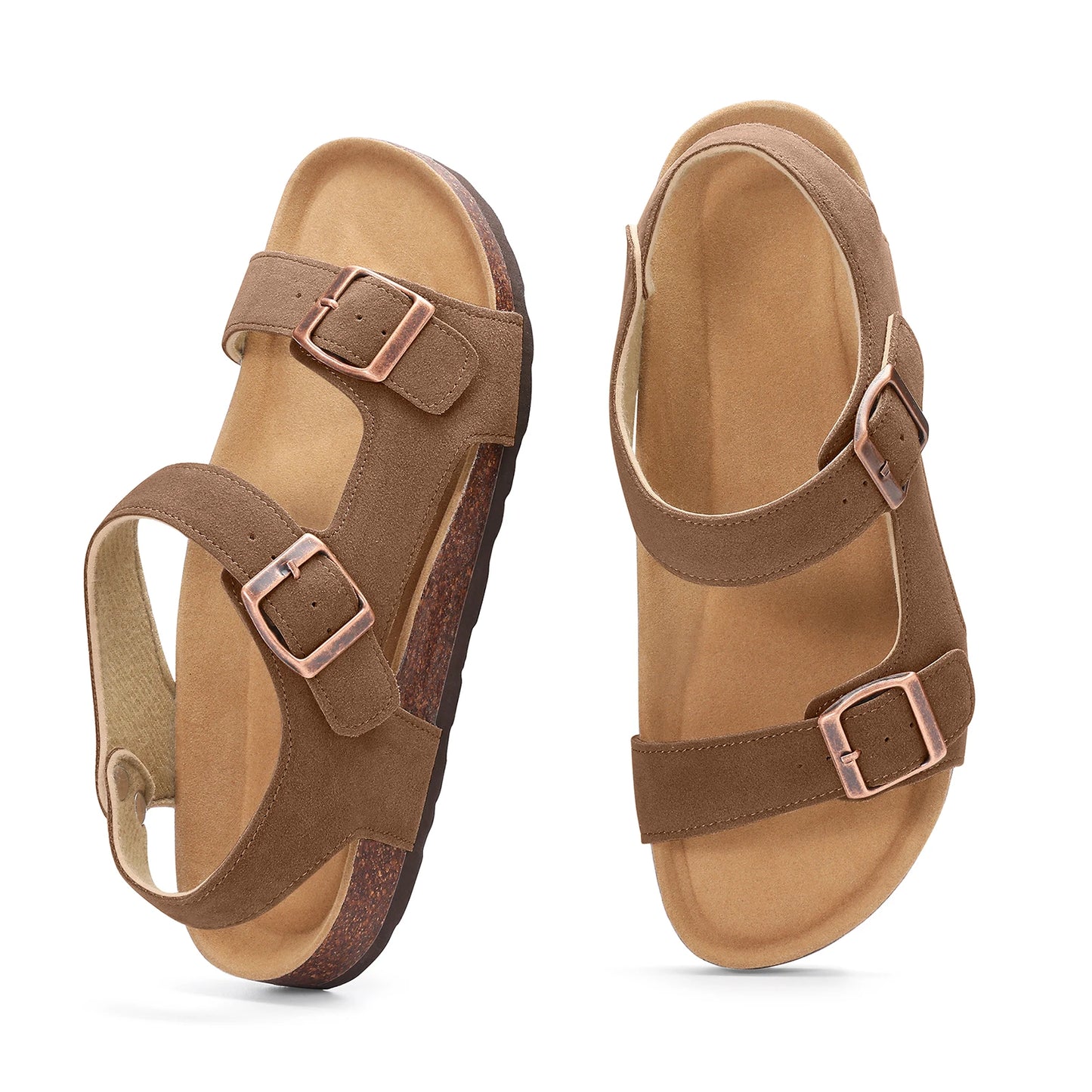 SELLEVE Women's Strappy Sandals