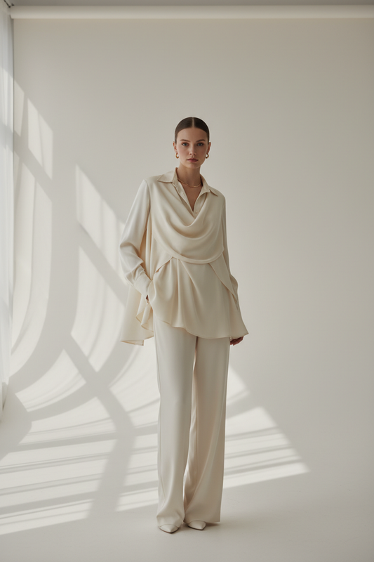 SELLEVE Essential Silk Top